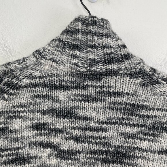 Banana Republic Womens Medium Marled Cardigan Sweater Wool Blend Chunky Knit - Picture 13 of 13